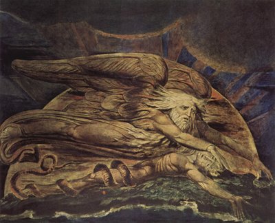 Und Elohim schuf Adam von William Blake